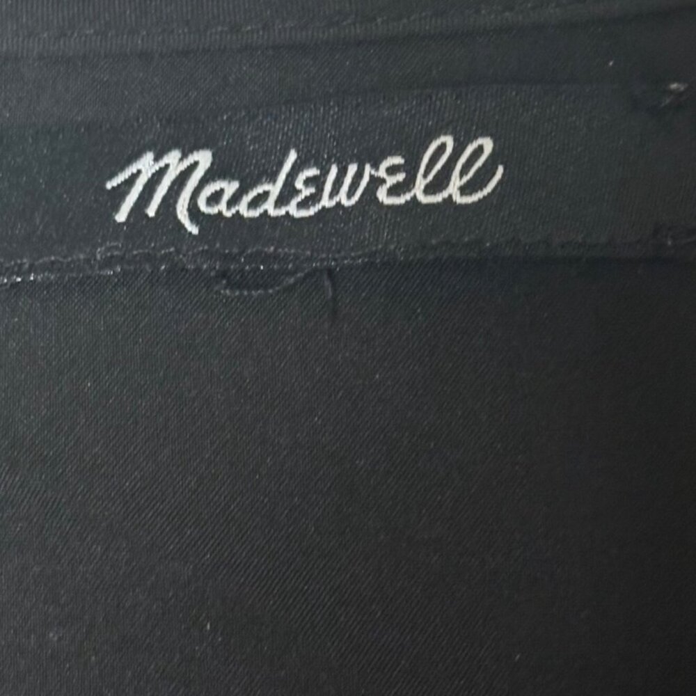Madewell Silk Daylight Floral Blouse Tie Sleeve Button Front Top S M Cottagecore - Picture 4 of 10
